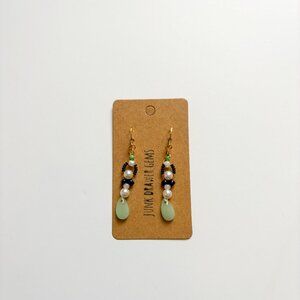 Handmade Beaded Dangle Earrings